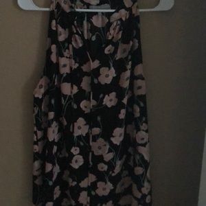 Beautiful floral sleeveless blouse